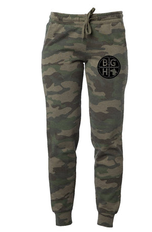 Womens Camo Wash Sweatpants